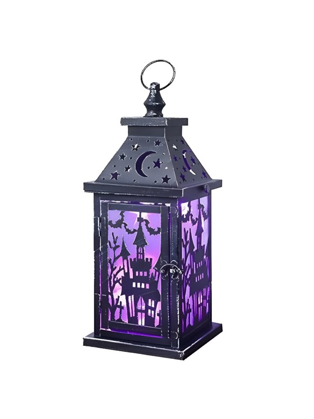 Halloween Decorations Indoor, 15" Decorative Haunted House Candle Lantern with